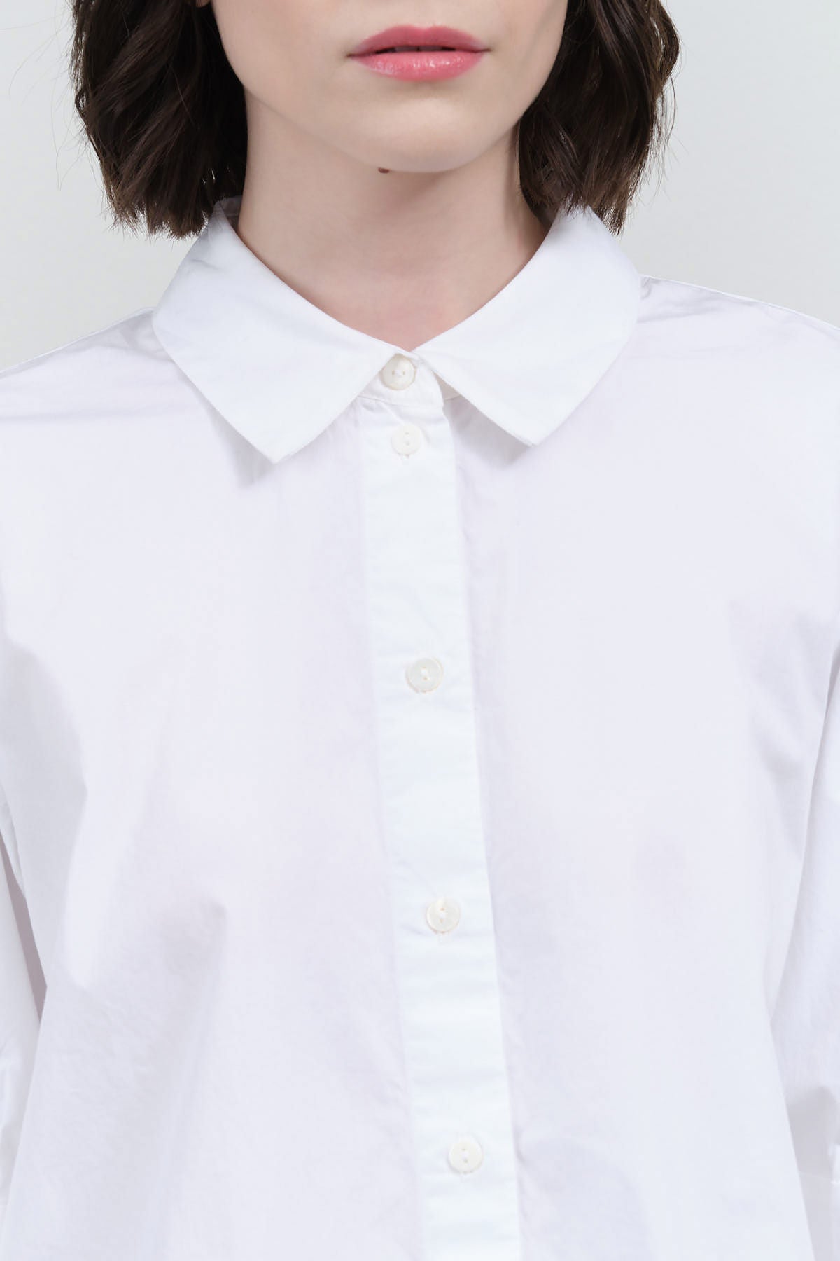 White Joan Shirt by Kowtow
