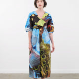 Kowtow Apparel Womens Dresses Marta Dress in Monarch