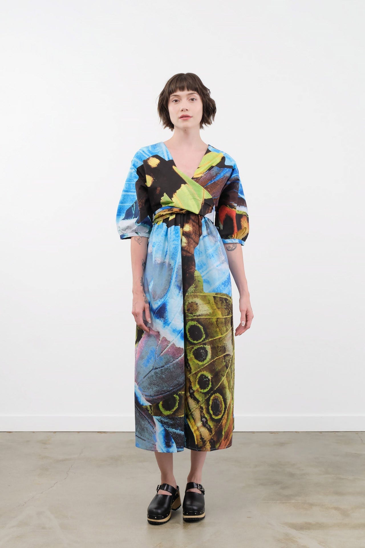Kowtow Apparel Womens Dresses Marta Dress in Monarch