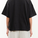 Kowtow Apparel Womens Tees Oversized Boxy Tee in Black