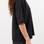 Kowtow Apparel Womens Tees Oversized Boxy Tee in Black