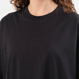 Kowtow Apparel Womens Tees Oversized Boxy Tee in Black