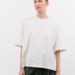 Kowtow Apparel Womens Tees Oversized Boxy Tee in White