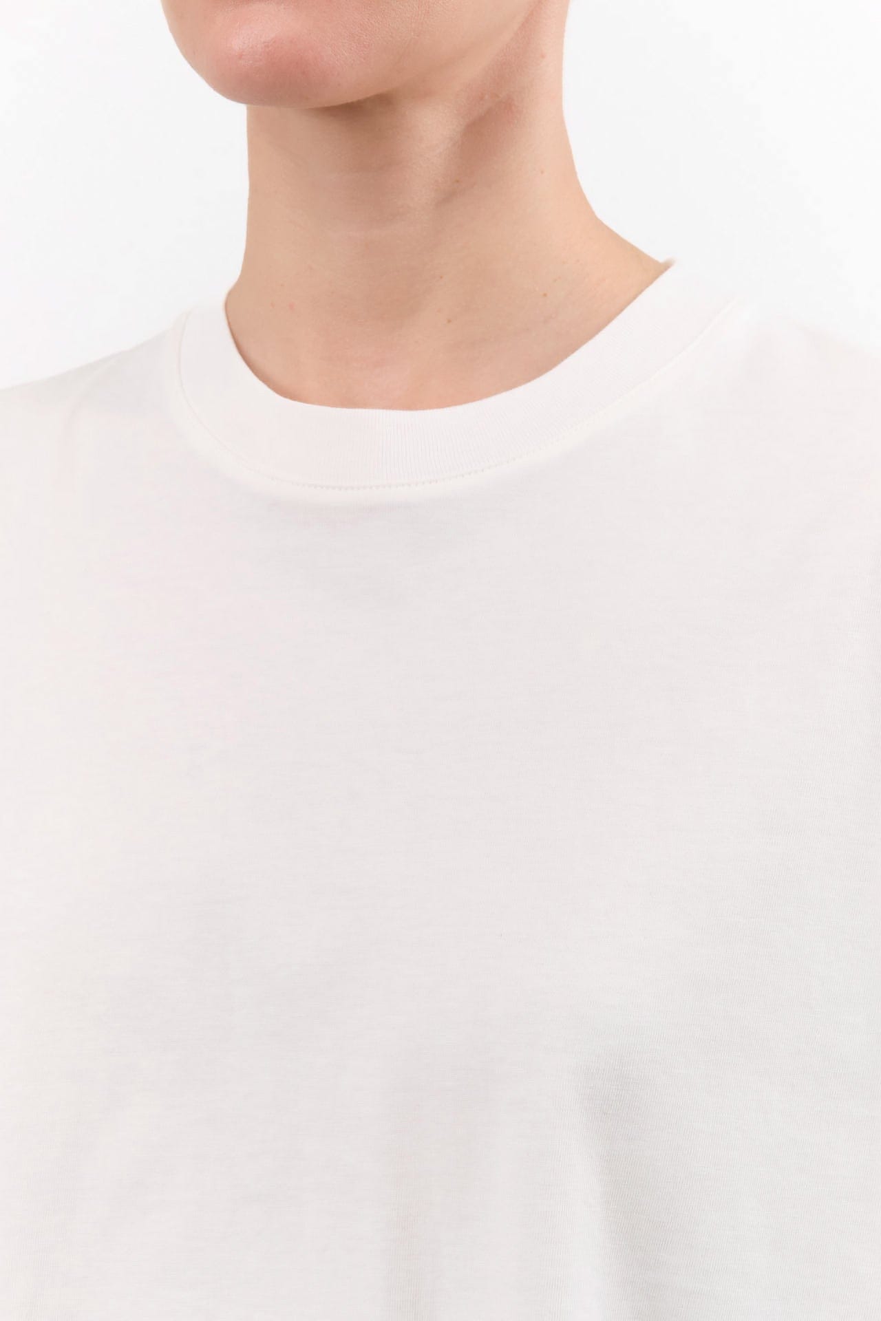 Kowtow Apparel Womens Tees Oversized Boxy Tee in White