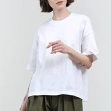 Kowtow Apparel Womens Tees Oversized Boxy Tee in White White / XXSmall