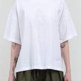Kowtow Apparel Womens Tees Oversized Boxy Tee in White