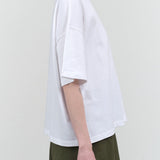 Kowtow Apparel Womens Tees Oversized Boxy Tee in White