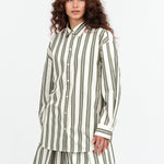 Kowtow Petra Shirt in Forest Stripe