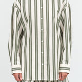 Petra Shirt by Kowtow in Forest Stripe