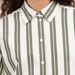 Forest Stripe Petra Shirt by Kowtow