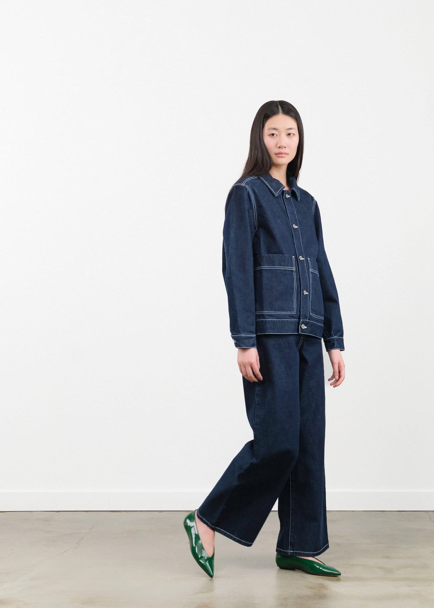 Kowtow Apparel Womens Denim Sailor Jeans Indigo Denim / XXSmall