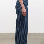 Kowtow Apparel Womens Denim Sailor Jeans in Chalk Stripe