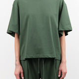 Kowtow Apparel Womens Tees Shadow Tee in Forest