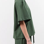 Kowtow Apparel Womens Tees Shadow Tee in Forest