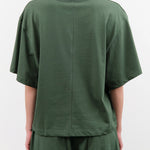 Kowtow Apparel Womens Tees Shadow Tee in Forest