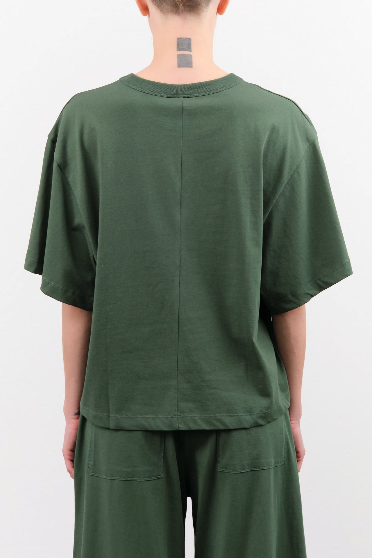 Kowtow Apparel Womens Tees Shadow Tee in Forest
