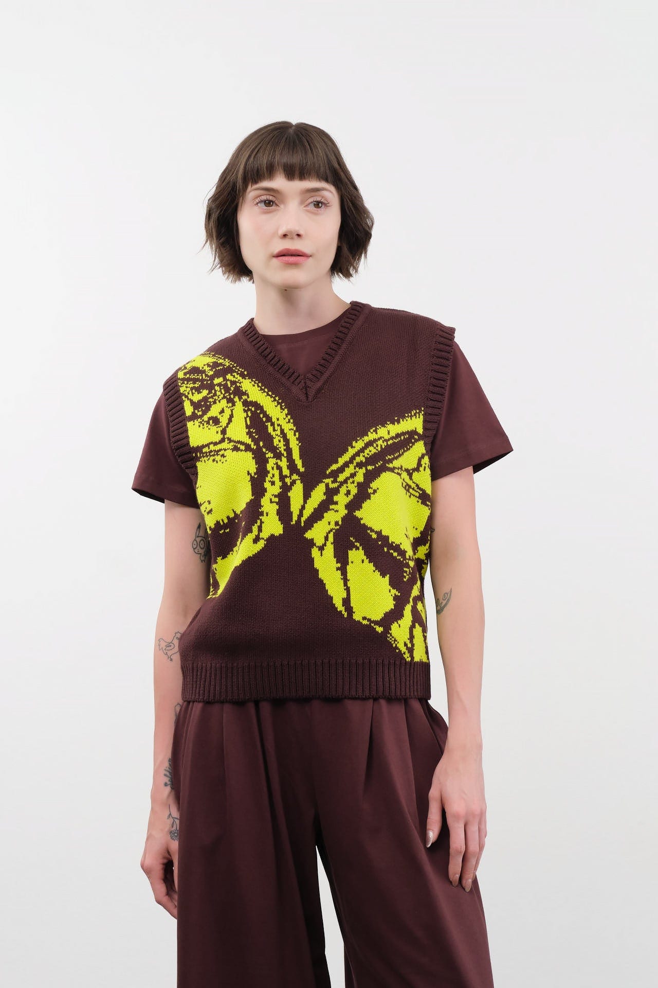 Kowtow Apparel Womens Sweaters Wingspan Vest