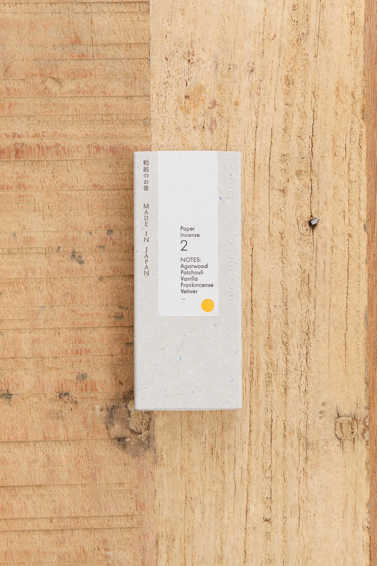 Kunjudo Home Incense Washi Paper Incense Strips Elegant Agarwood