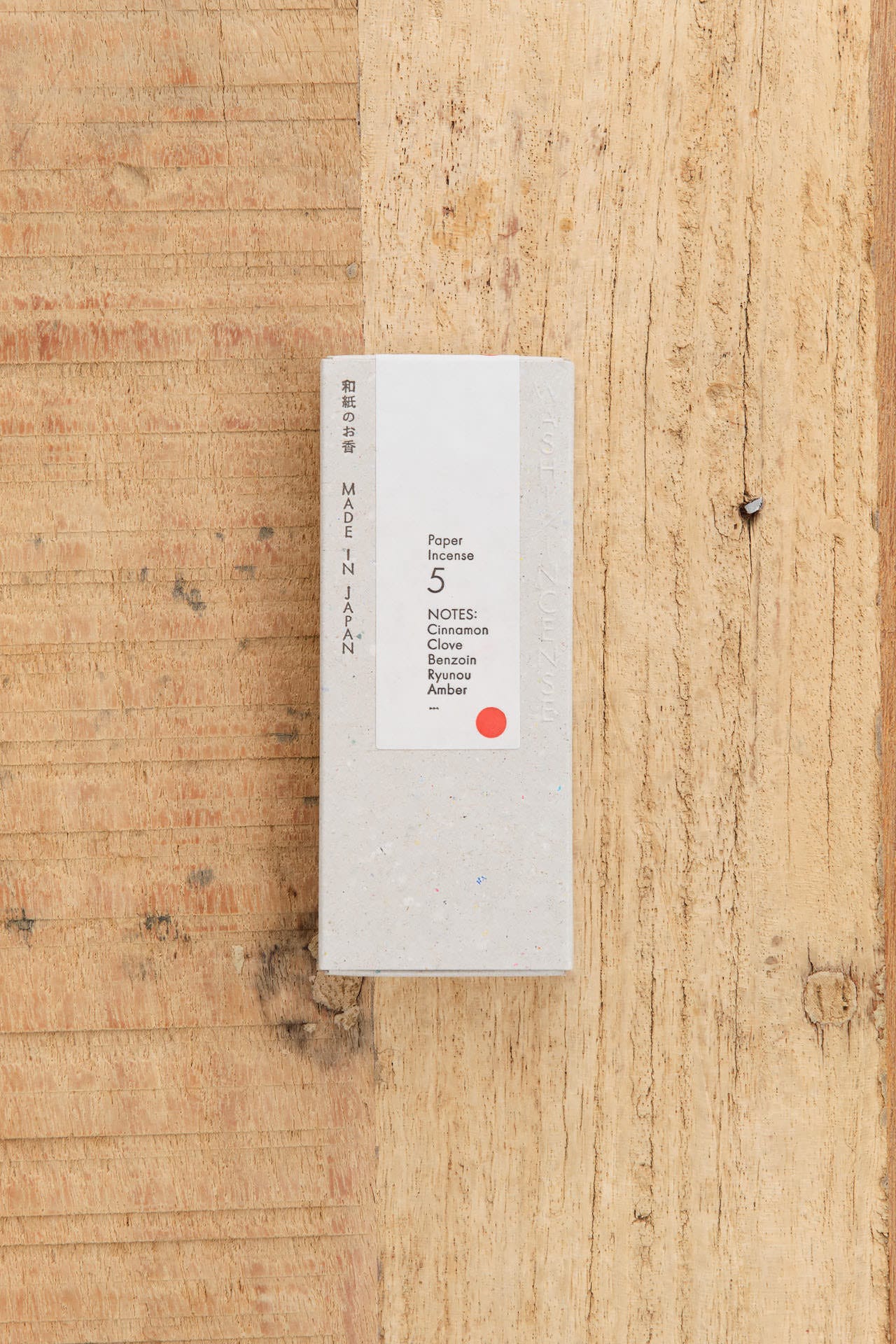 Kunjudo Home Incense Washi Paper Incense Strips Smoky Comfort