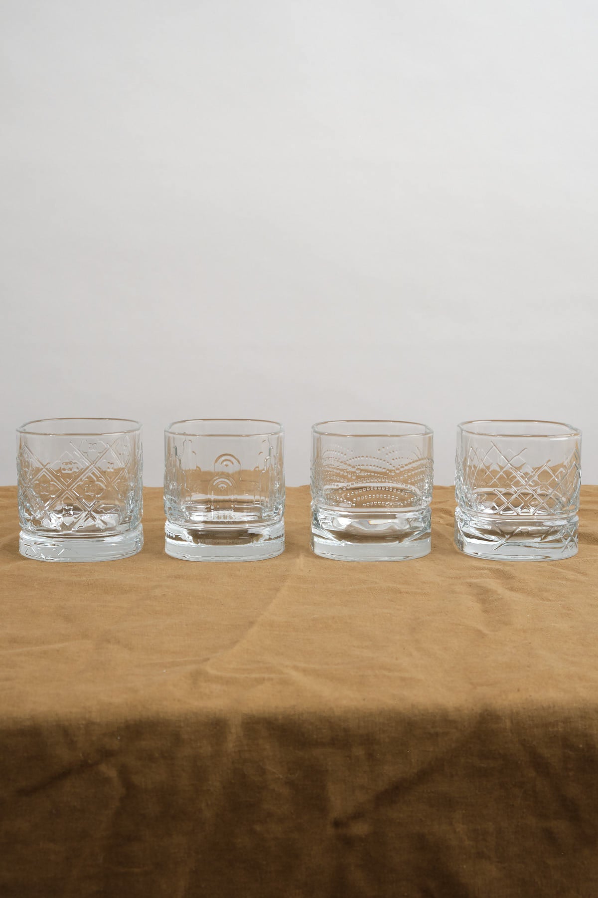 La Rochere Home Kitchen Glassware Dandy Whiskey Glass Set Clear / Set of 4