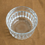 Delice Glass Cup with lightly fluted sides 