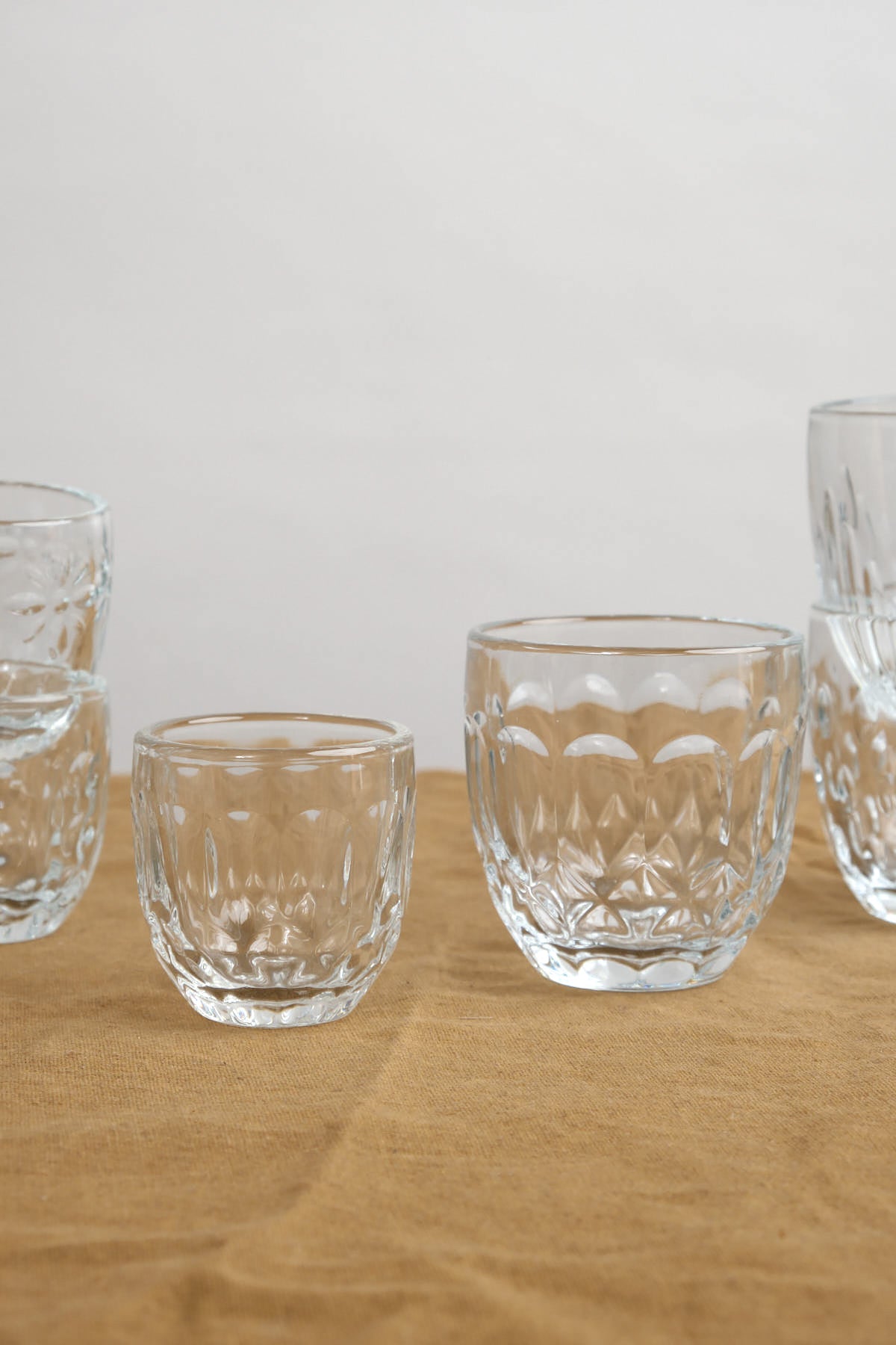 Set of Four 3.4 oz La Rochere glass Espresso Cups