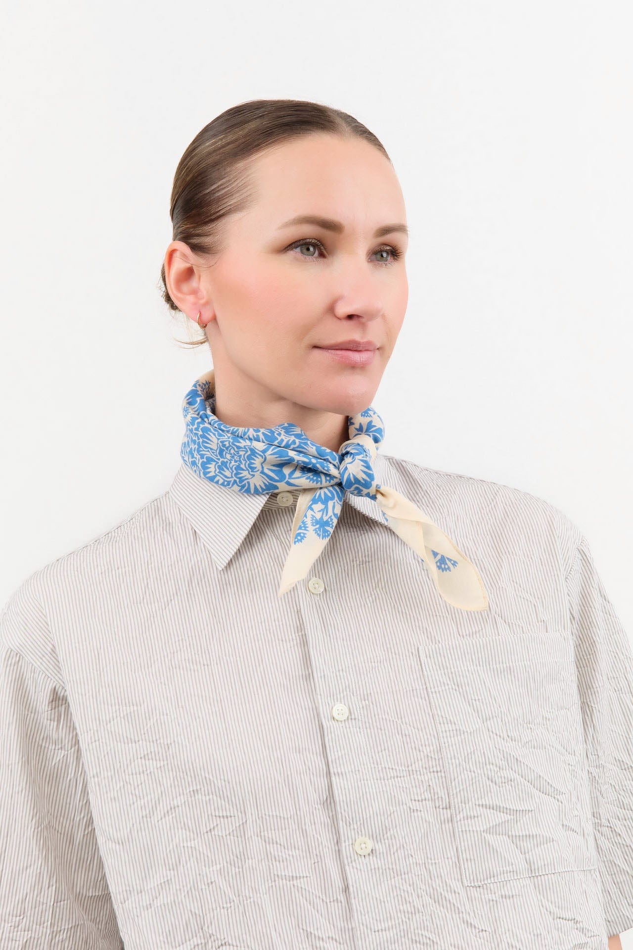 Last Chance Textiles Accessories Scarves Cotton Blossom Bandana Coastal