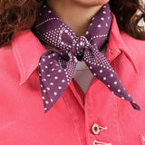 Last Chance Textiles Accessories Scarves Cotton Daisy Bandana Plum
