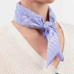 Last Chance Textiles Accessories Bandanas Cotton Ramble Bandana in Periwinkle Periwinkle