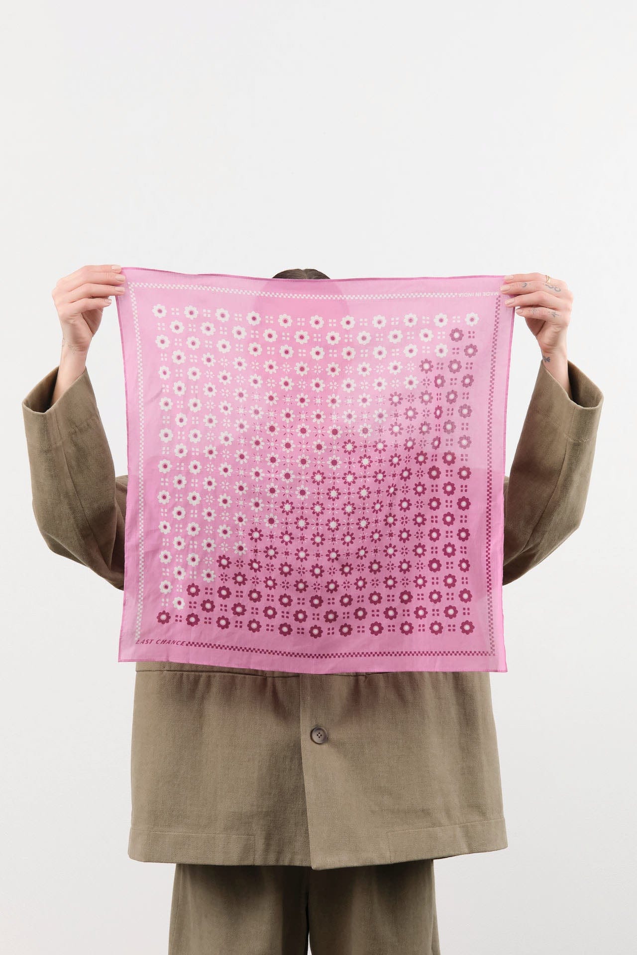 Last Chance Textiles Accessories Scarves Cotton Switcheroo Bandana in Sorbet Sorbet