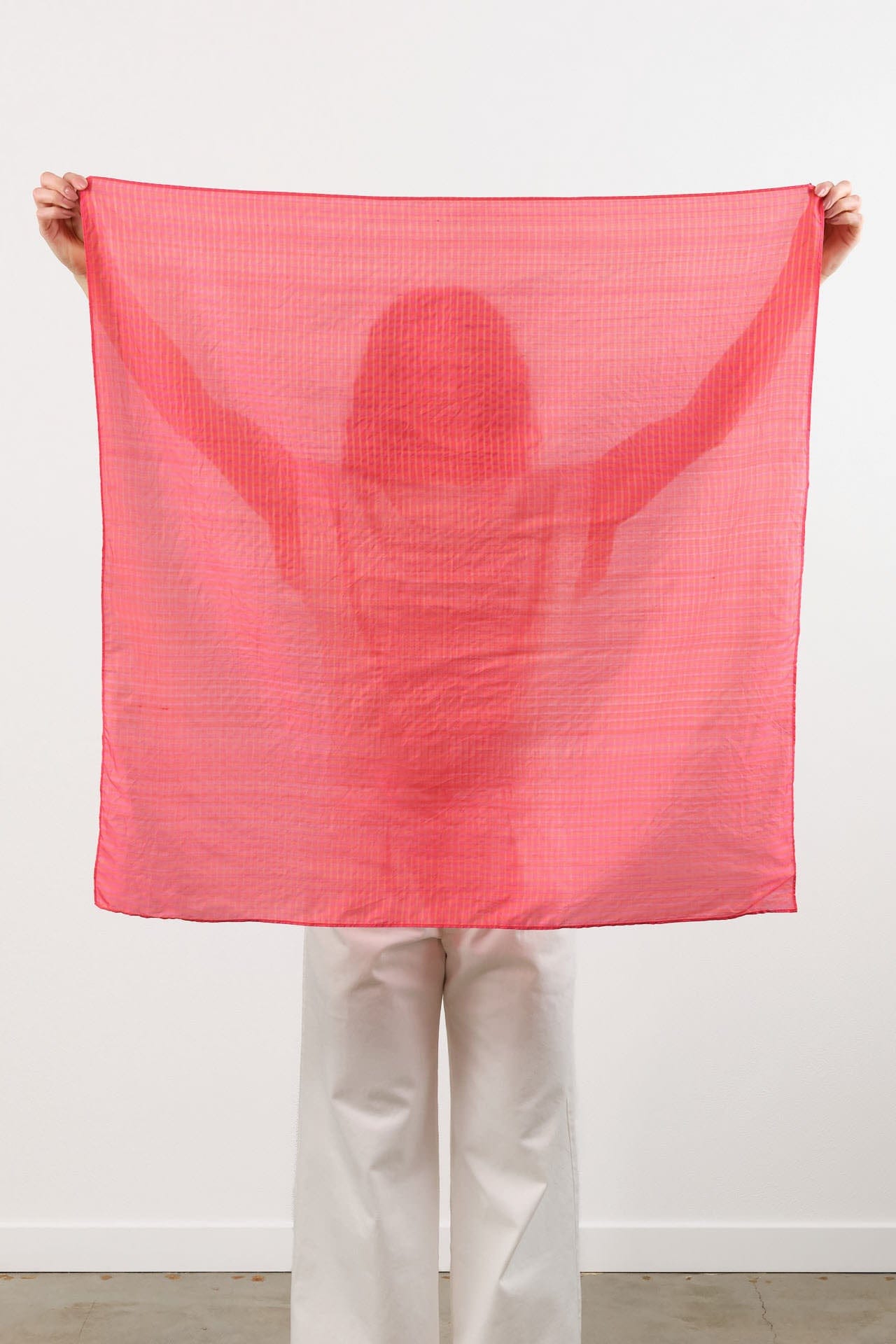 Last Chance Textiles Accessories Scarves Light Silk Cowboy Scarf in Janie in Hot Tamale Janie in Hot Tamale