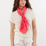 Last Chance Textiles Accessories Scarves Light Silk Cowboy Scarf in Janie in Hot Tamale Janie in Hot Tamale