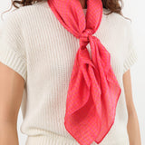Last Chance Textiles Accessories Scarves Light Silk Cowboy Scarf in Janie in Hot Tamale Janie in Hot Tamale