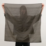 Last Chance Textiles Accessories Scarves Light Silk Cowboy Scarf in Janie in Midnight Janie in Midnight
