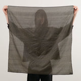 Last Chance Textiles Accessories Scarves Light Silk Cowboy Scarf in Janie in Midnight Janie in Midnight