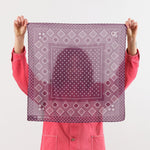 Last Chance Textiles Accessories Scarves Cotton Daisy Bandana Plum