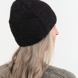 Lauren Manoogian Accessories Hats Brushed Beanie in Black Black