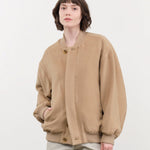 Lauren Manoogian Apparel Womens Jackets Brushed Bomber