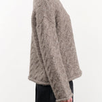 Lauren Manoogian Apparel Womens Sweaters Cable Crewneck
