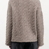 Lauren Manoogian Apparel Womens Sweaters Cable Crewneck