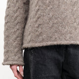 Lauren Manoogian Apparel Womens Sweaters Cable Crewneck