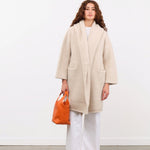 Lauren Manoogian Apparel Womens Outerwear Capote Coat in Antique Melange