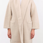 Lauren Manoogian Apparel Womens Outerwear Capote Coat in Antique Melange