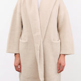 Lauren Manoogian Apparel Womens Outerwear Capote Coat in Antique Melange
