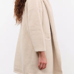 Lauren Manoogian Apparel Womens Outerwear Capote Coat in Antique Melange