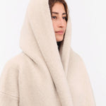 Lauren Manoogian Apparel Womens Outerwear Capote Coat in Antique Melange