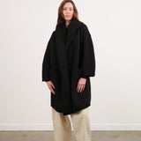 Lauren Manoogian Apparel Womens Sweaters Capote Coat in Black