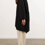 Lauren Manoogian Apparel Womens Sweaters Capote Coat in Black