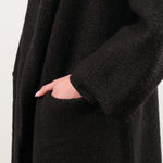 Lauren Manoogian Apparel Womens Sweaters Capote Coat in Black