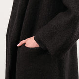 Lauren Manoogian Apparel Womens Sweaters Capote Coat in Black